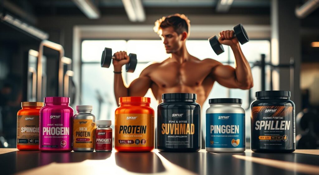 Suplementos para o ganho de massa