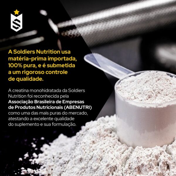 Creatina Soldiers Nutrition 300g - Imagem 2